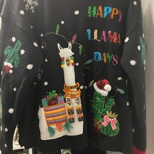 Christmas Llama Sweater